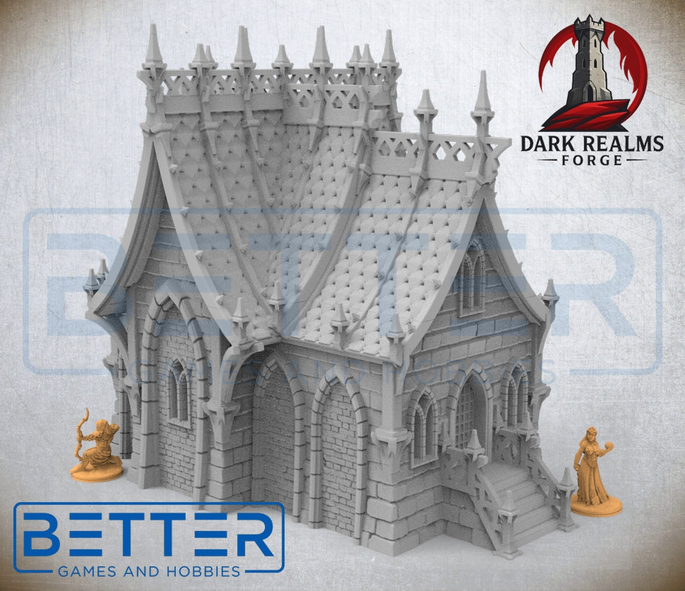 Blackthorn Keep, Building 1 - 28, 15 and 10mm scale for Fantasy, Dark Elven terrain RPG