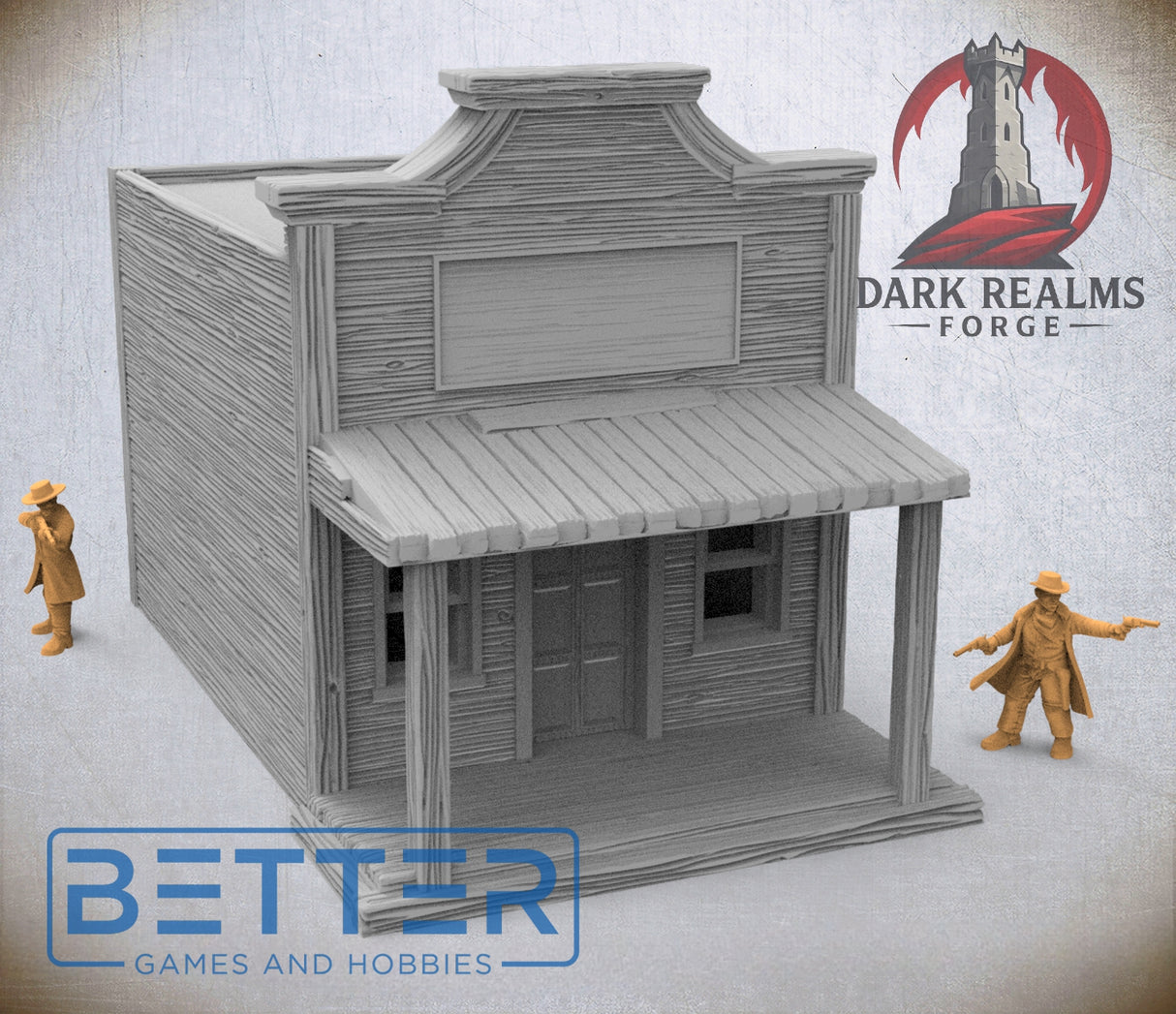 Frontier Town, Building 2 - 28, 15 and 10mm Scale, for Fantasy, Historical terrain RPG