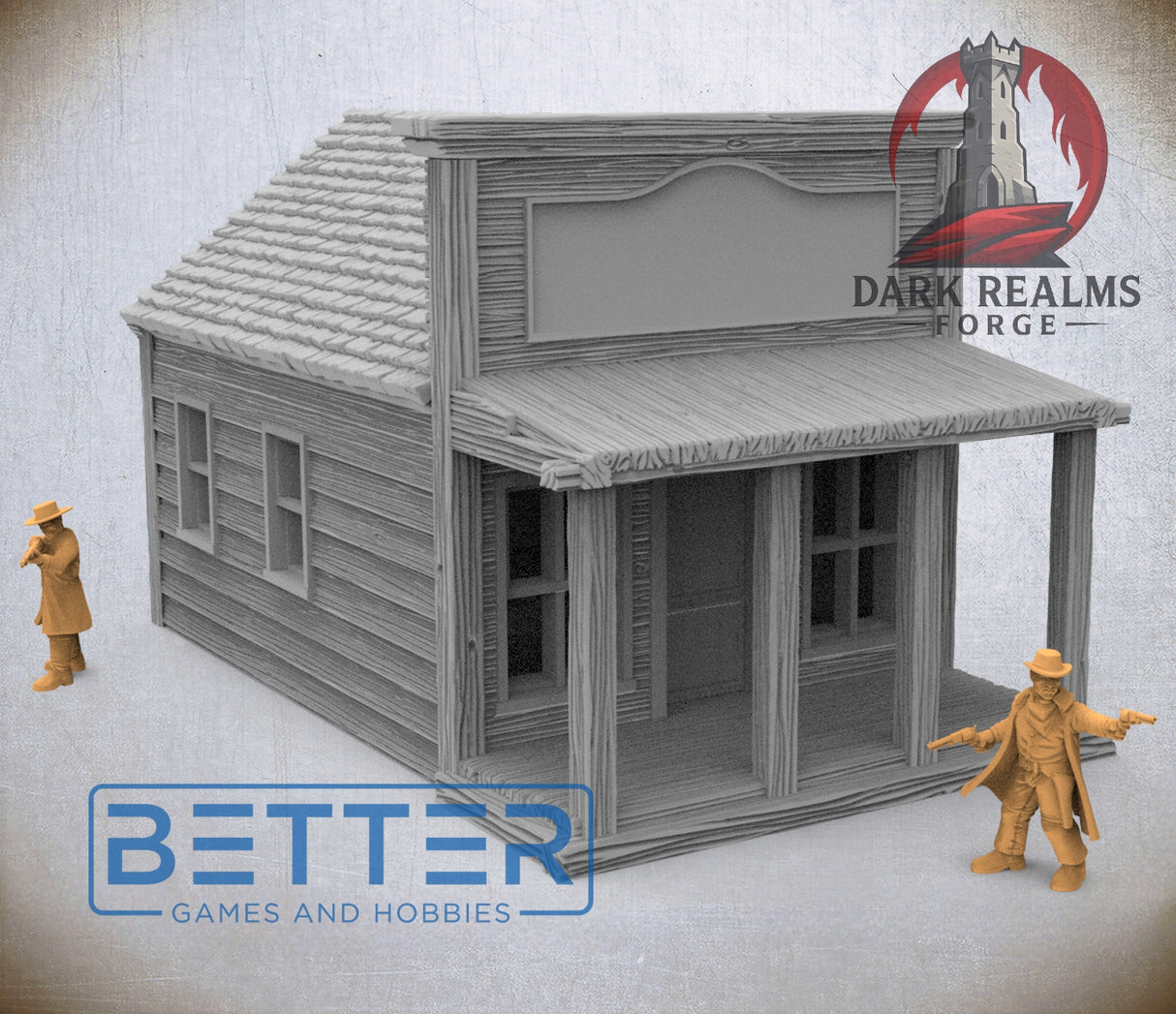 Frontier Town, Building 3 - 28, 15 or 10mm Scale, for Fantasy & Historical RPG