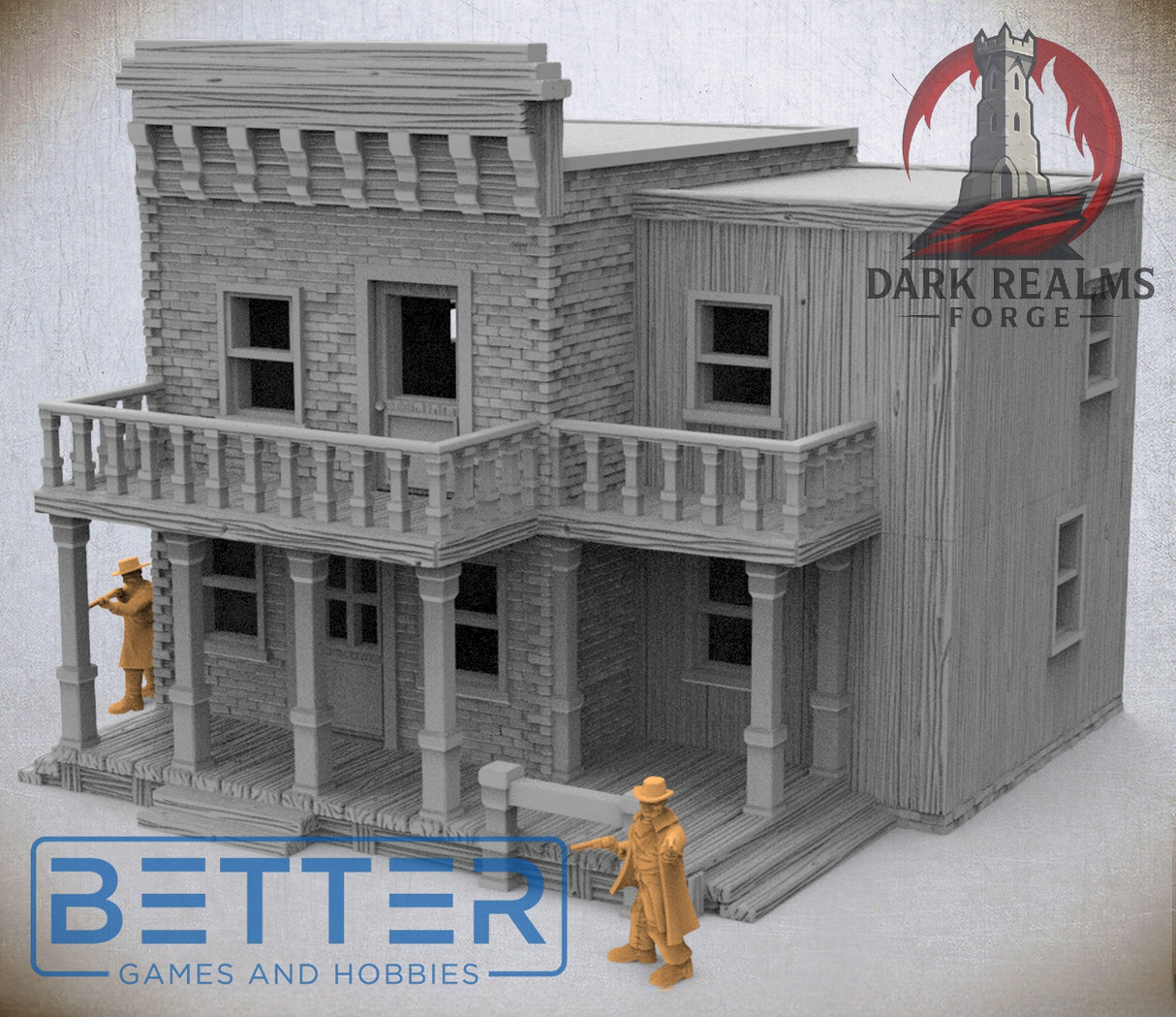Frontier Town, Building 6 - 28, 15 or 10mm Scale, for Fantasy & Historical RPG