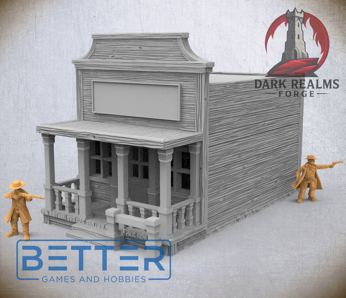 Frontier Town, Sherifs Office - 28, 15 and 10mm Scale, for Fantasy, Historical terrain RPG