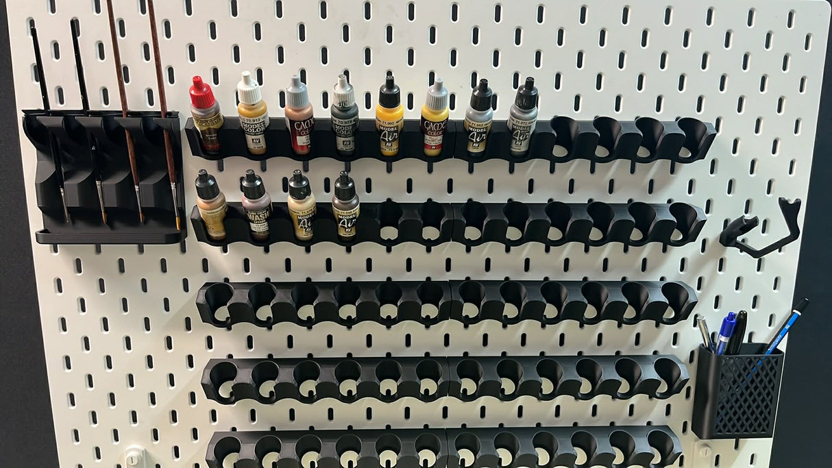 Wall Workshop - Modular hobby organiser, Accessories, Ikea Skadis compatible.