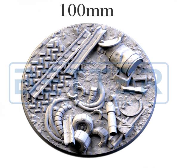 Scrap - Themed Bases and Toppers for sci-fi & fantasy wargaming