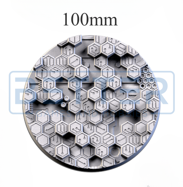 Cyber Hex - Themed Bases and Toppers for sci-fi & fantasy wargaming
