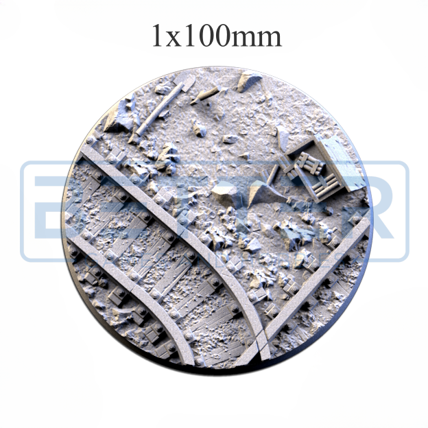 Mines- Themed Bases and Toppers for sci-fi & fantasy wargaming