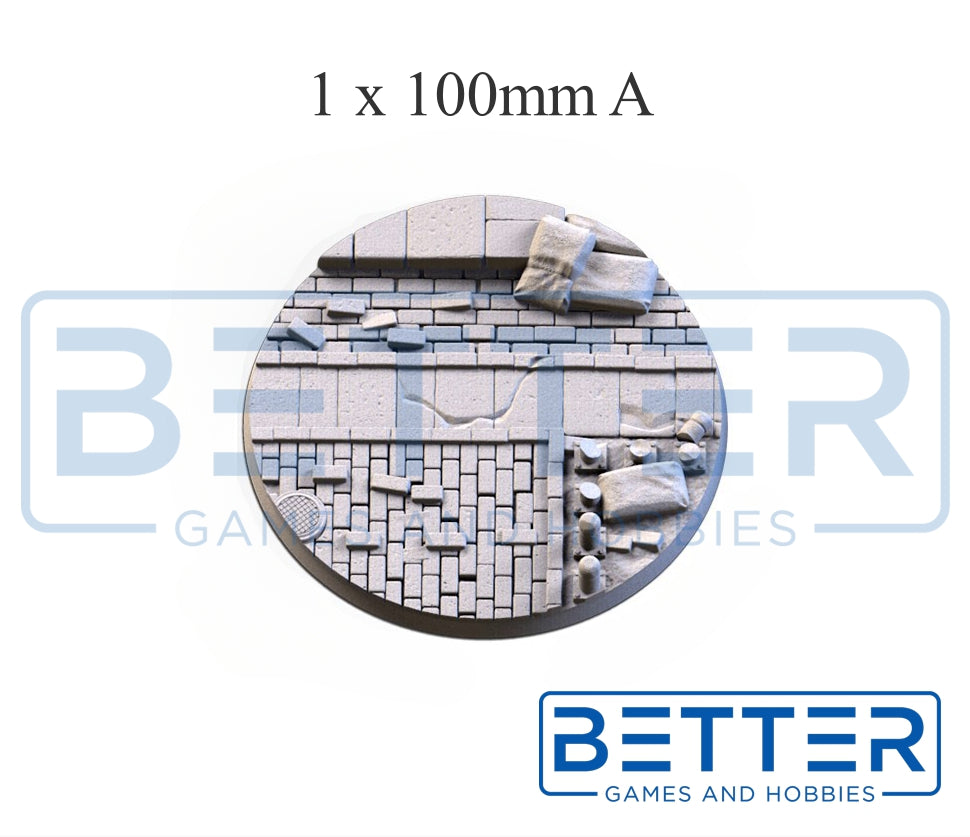 WWII City - Themed Bases and Toppers for sci-fi & fantasy wargaming
