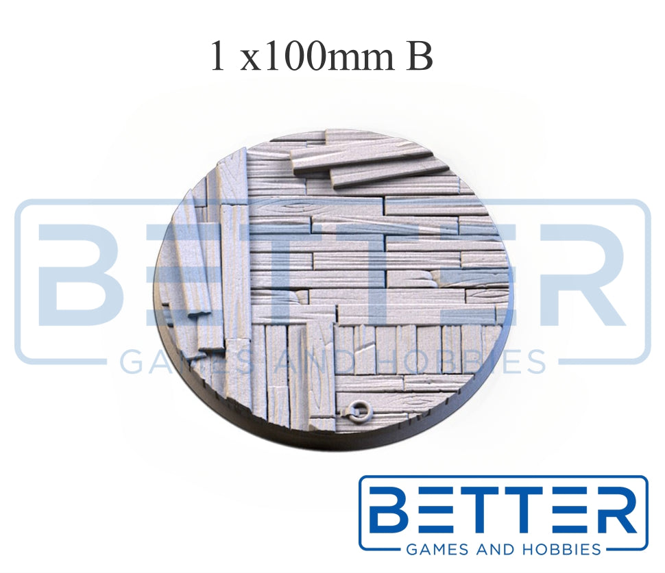 Wooden / Ship - Themed Bases and Base Toppers for sci-fi & fantasy wargaming