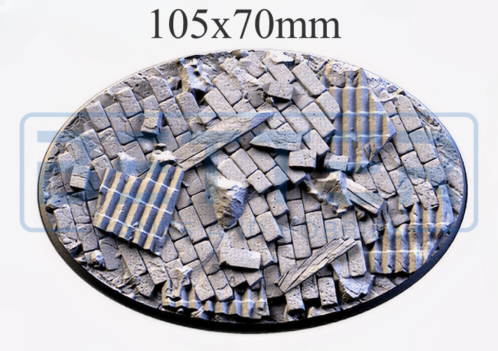 Ruined factory - Themed Bases and Toppers for sci-fi & fantasy wargaming