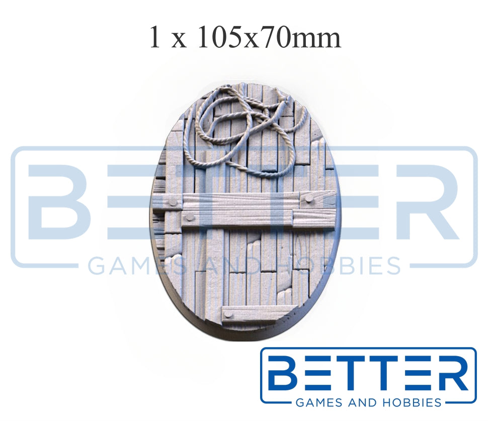 Wooden / Ship - Themed Bases and Base Toppers for sci-fi & fantasy wargaming