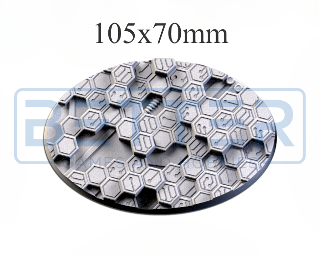 Cyber Hex - Themed Bases and Toppers for sci-fi & fantasy wargaming