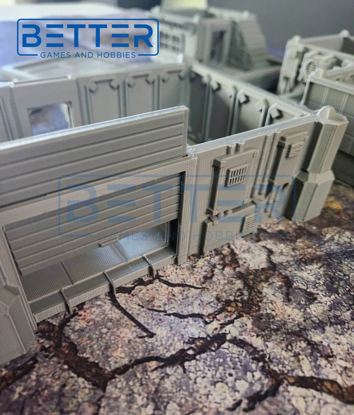 Neo City - Building 6. Terrain for sci-fi tabletop wargaming 28-32mm & 15mm scale