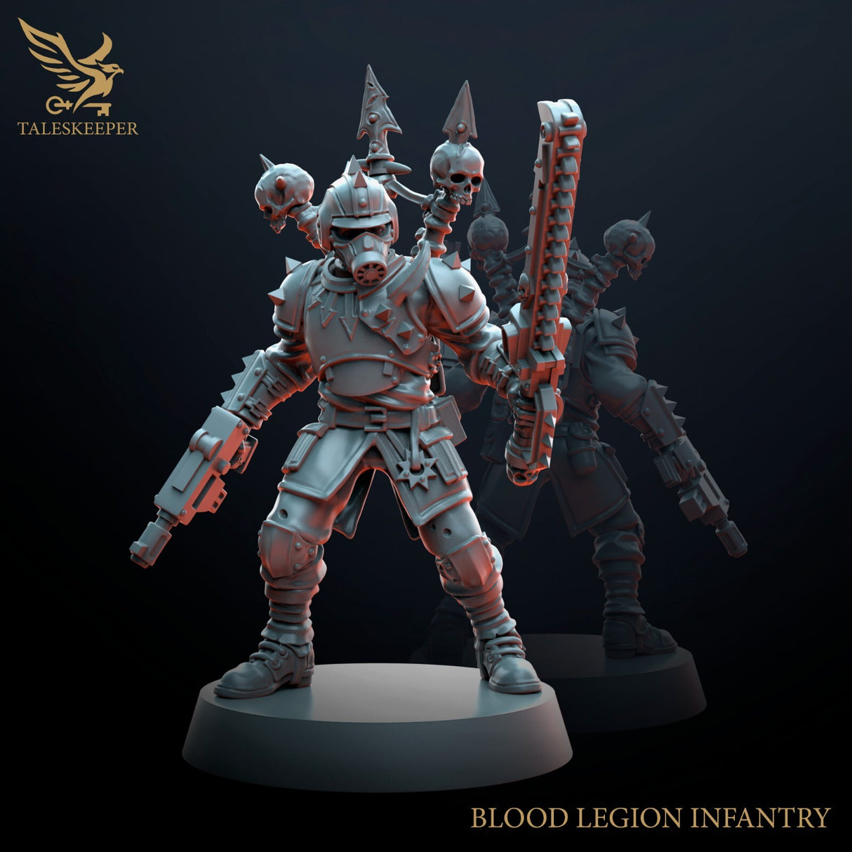 Blood Legion Infantry - 28mm scale miniatures for Sci-Fi and Grimdark Wargaming