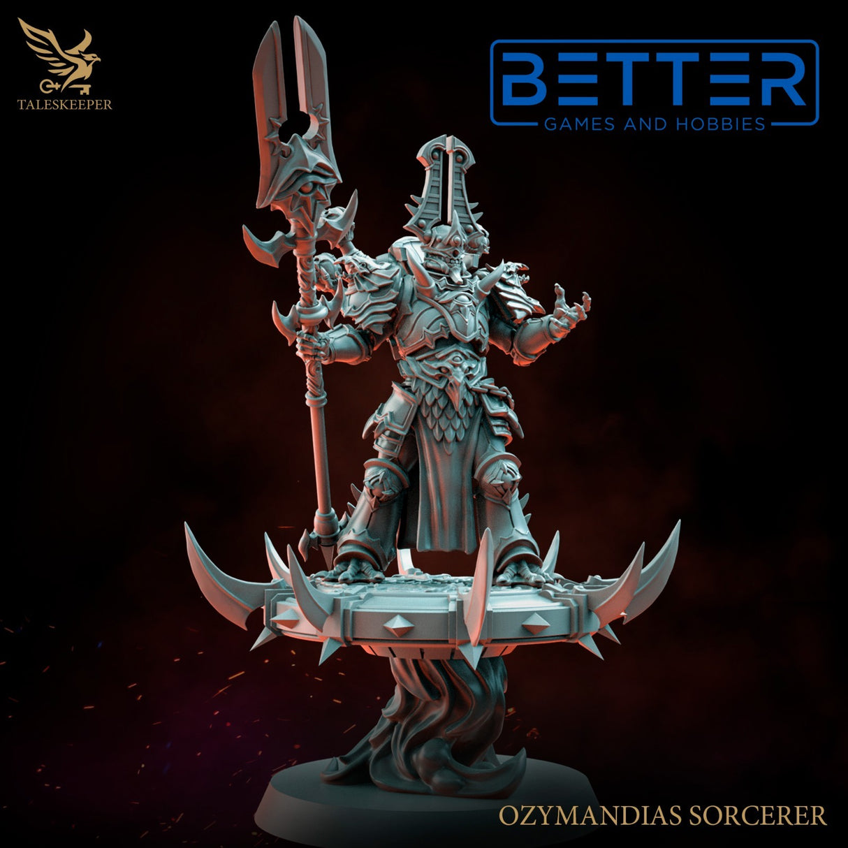 Ozymandias Sorcerer - 28mm scale miniature for Sci-Fi and Fantasy Wargaming