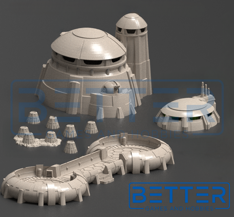 Nimoa, War Zone - 28mm Scale tabletop terrain for Sci-Fi & Grimdark wargaming