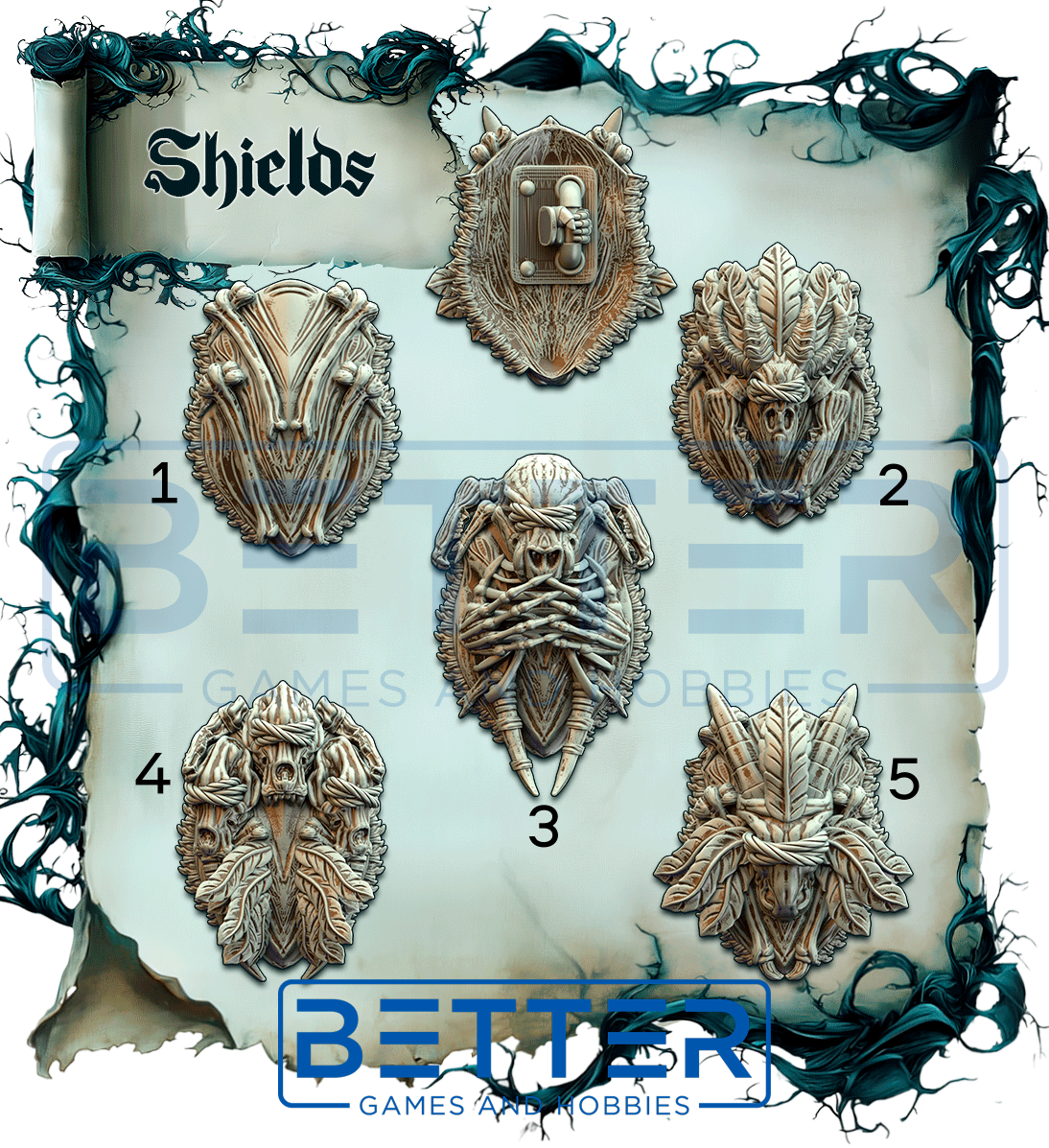 Shields - Dark Chapters for 2nd Born Marines