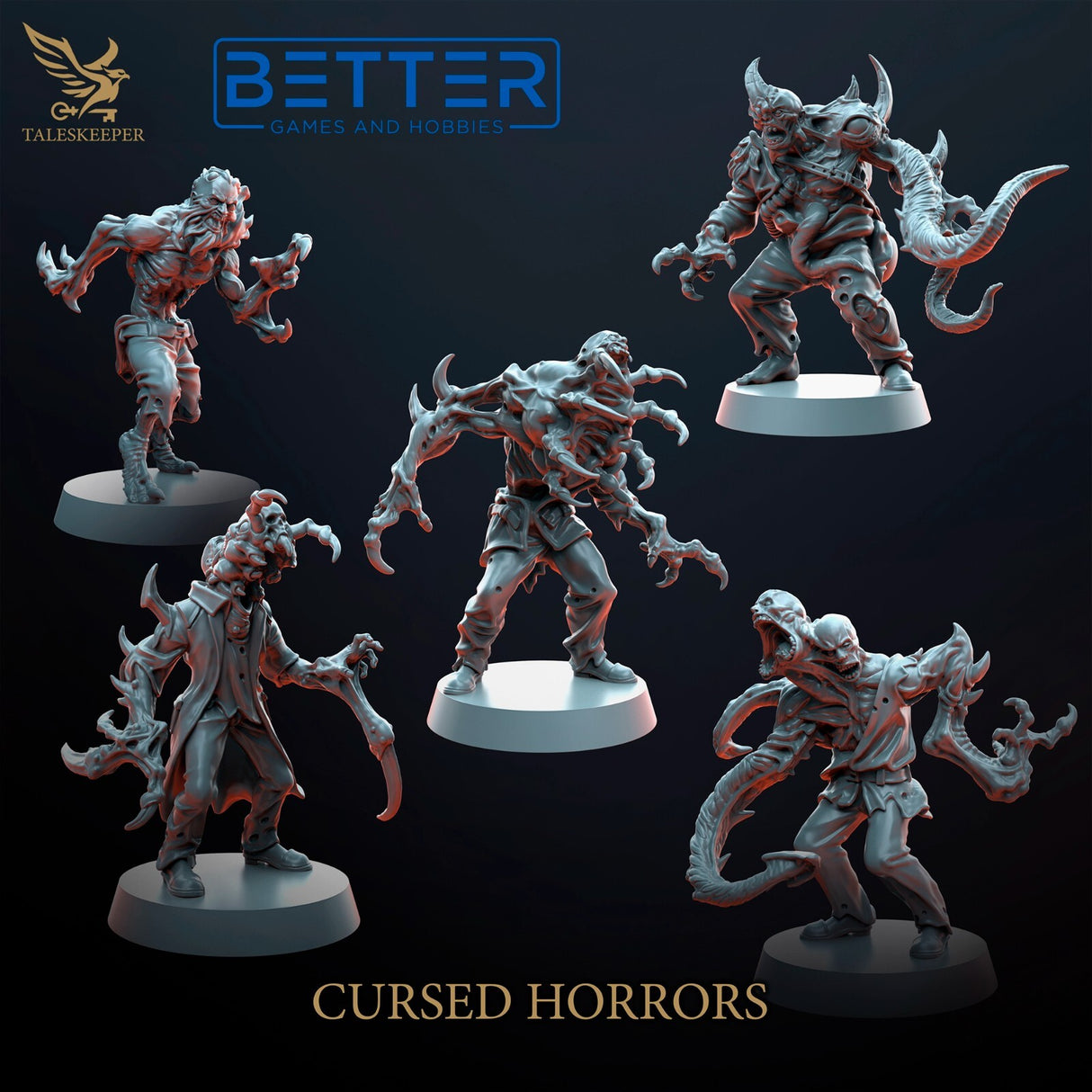 Cursed Horrors - 28mm scale miniatures for Sci-Fi and Fantasy Wargaming