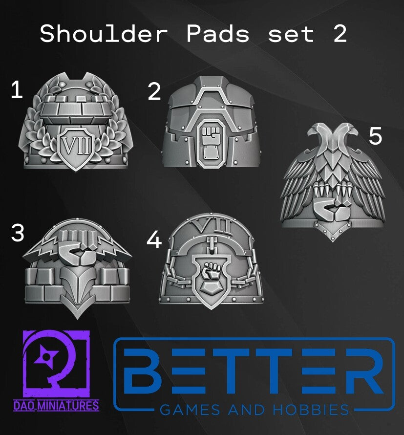 Shoulder Pads - Set 2 for 2nd Born Marines