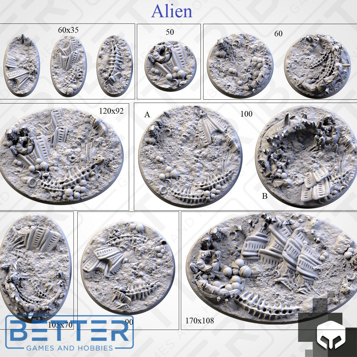 Alien Infestation - Themed Bases and Toppers for sci-fi & fantasy wargaming