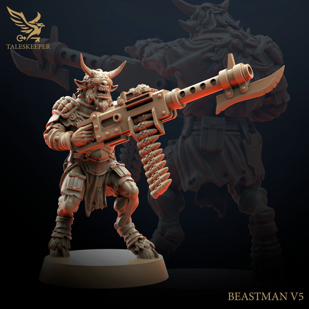 Beastmen Infantry - 28mm scale miniatures for Sci-Fi and Grimdark Wargaming