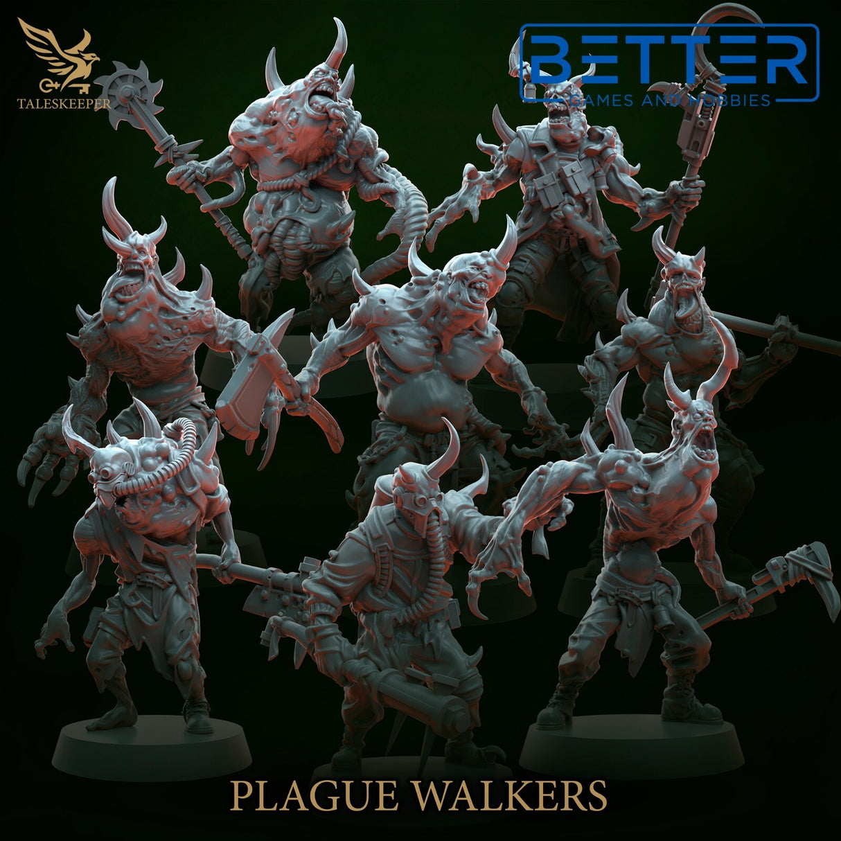 Plague Walkers - 28mm scale miniatures for Sci-Fi and Fantasy Wargaming
