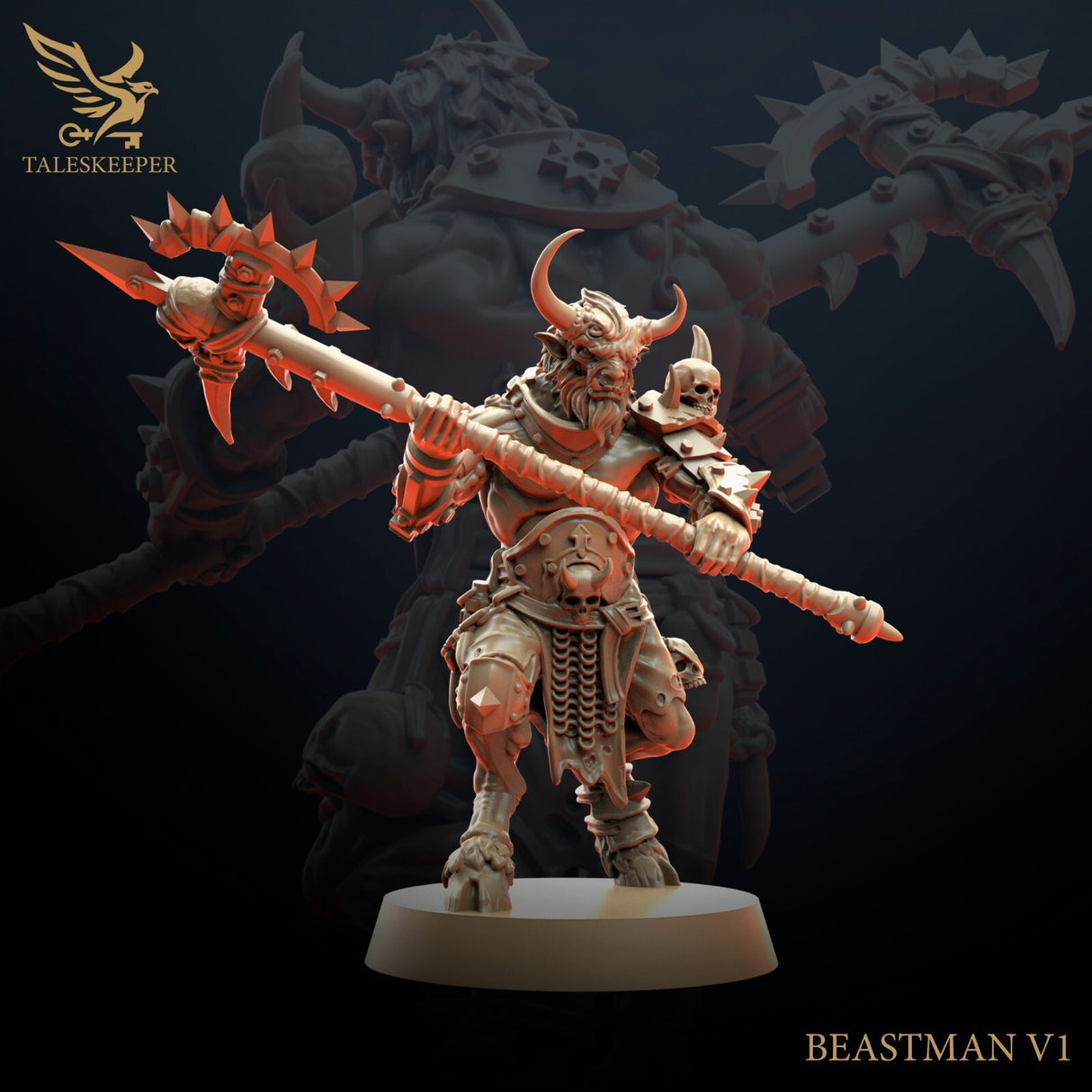 Beastmen Infantry - 28mm scale miniatures for Sci-Fi and Grimdark Wargaming