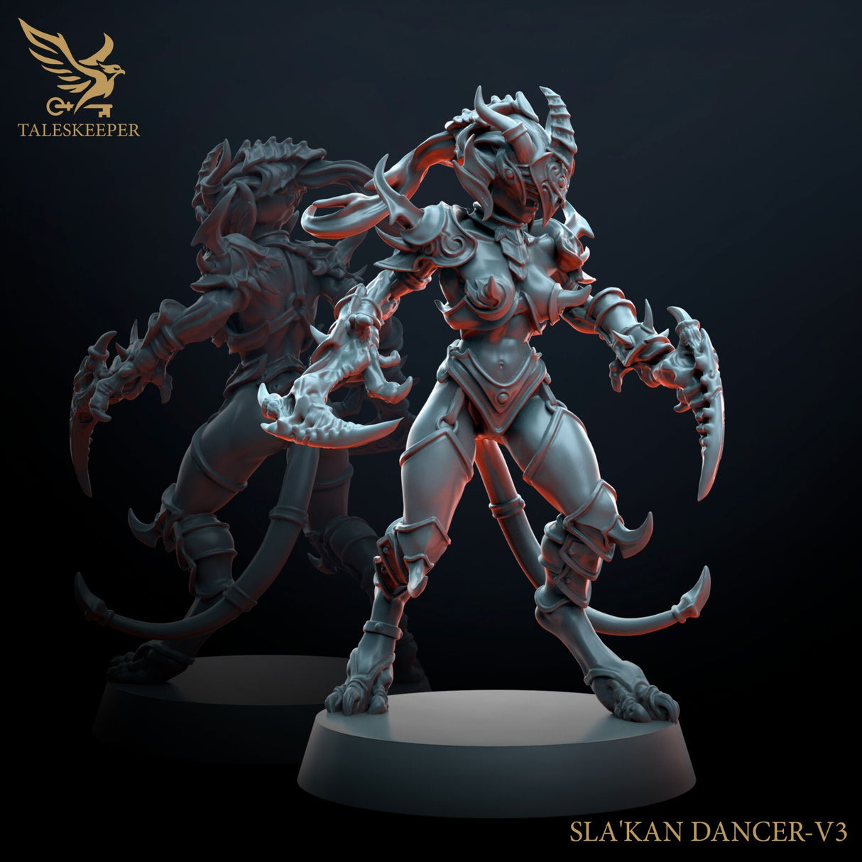 Sla'kan Dancers - 28mm scale miniatures for Sci-Fi and Fantasy wargaming