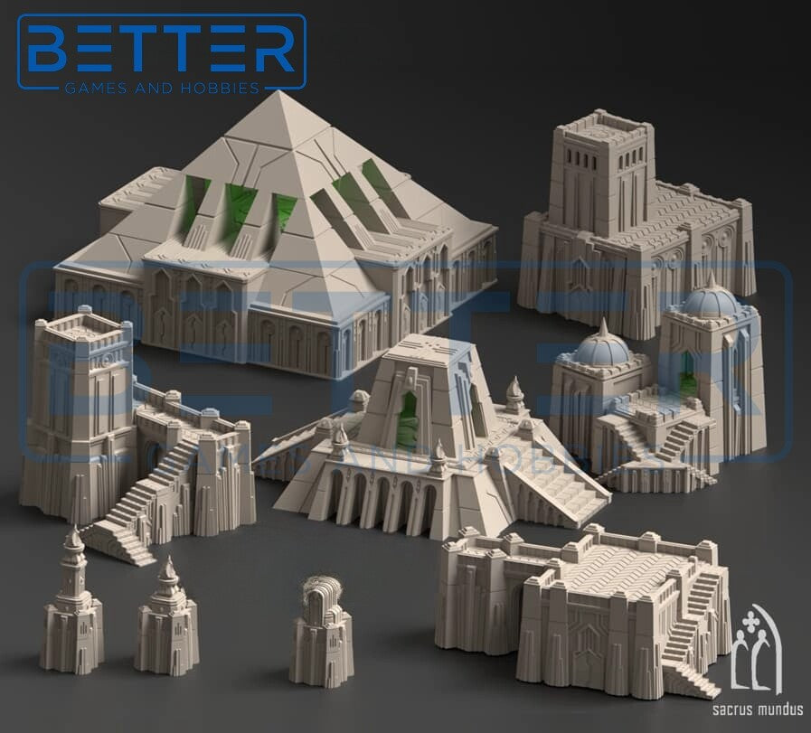 Krotone - Sorcerers Planet, Tabletop terrain for Sci-Fi & Grimdark wargaming