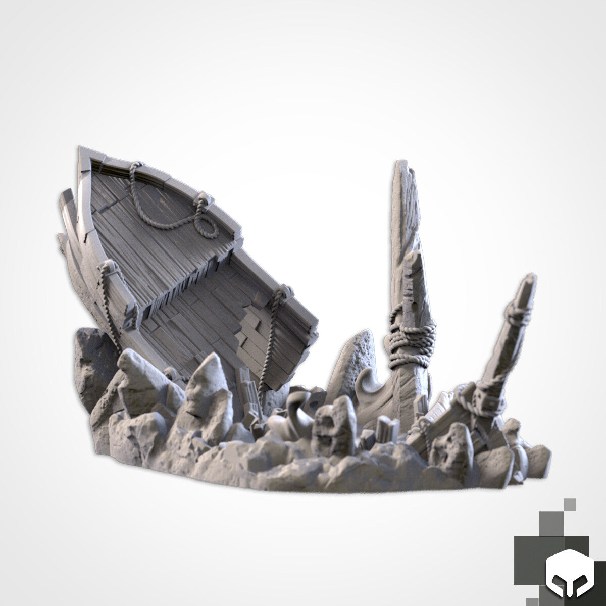 Crashed Ship - Dice tower