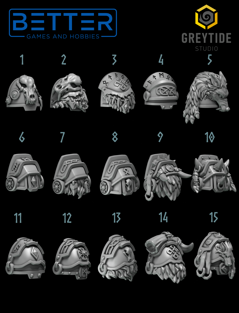 Big Shoulder Pads - Primal Hounds for New Termi's