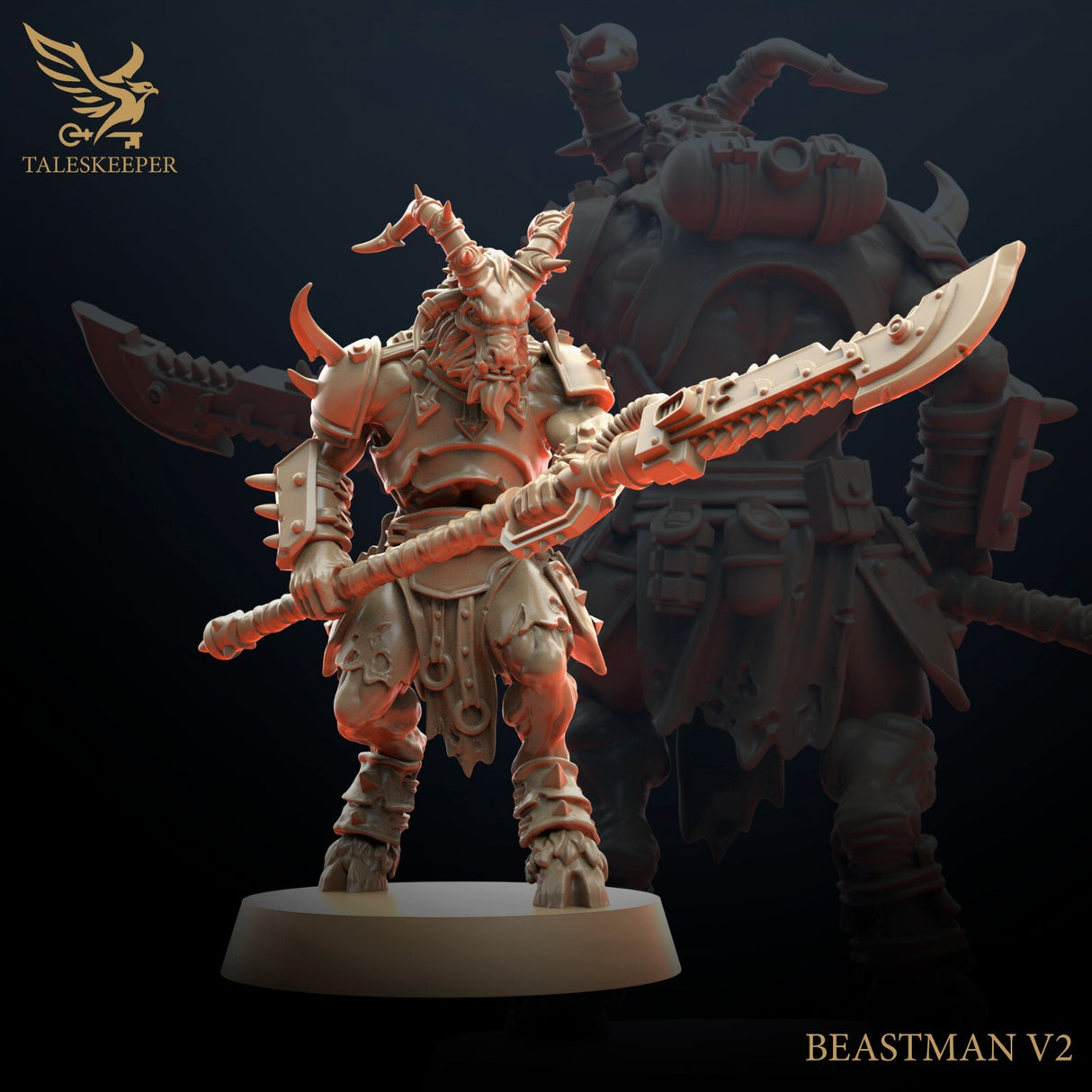 Beastmen Infantry - 28mm scale miniatures for Sci-Fi and Grimdark Wargaming