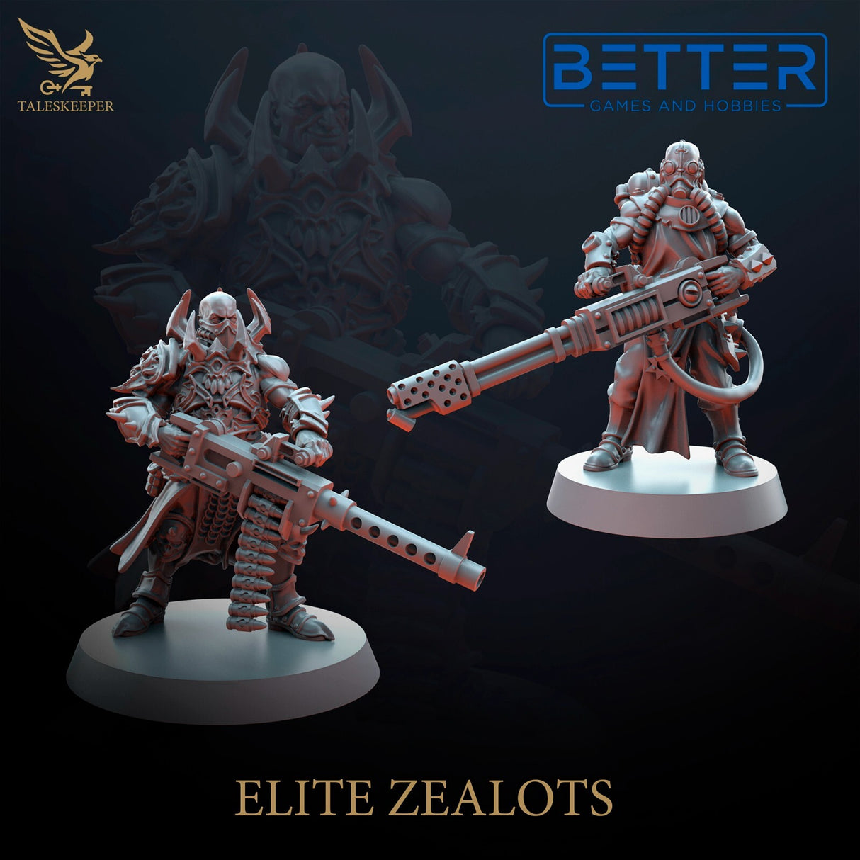 Dark Zealot Elites - 28mm scale miniatures for Sci-Fi and Grimdark Wargaming