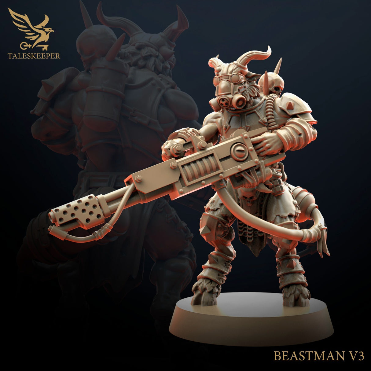 Beastmen Infantry - 28mm scale miniatures for Sci-Fi and Grimdark Wargaming