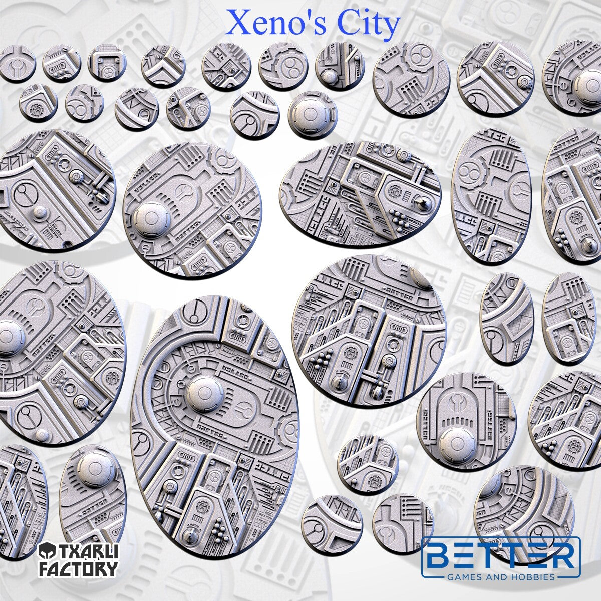 Xeno's City - Themed Bases and Toppers for sci-fi & fantasy wargaming