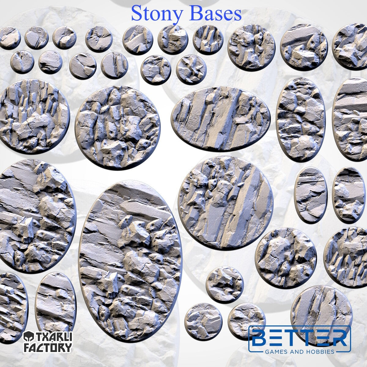 Stoney Ground - Themed Bases and Toppers for sci-fi & fantasy wargaming
