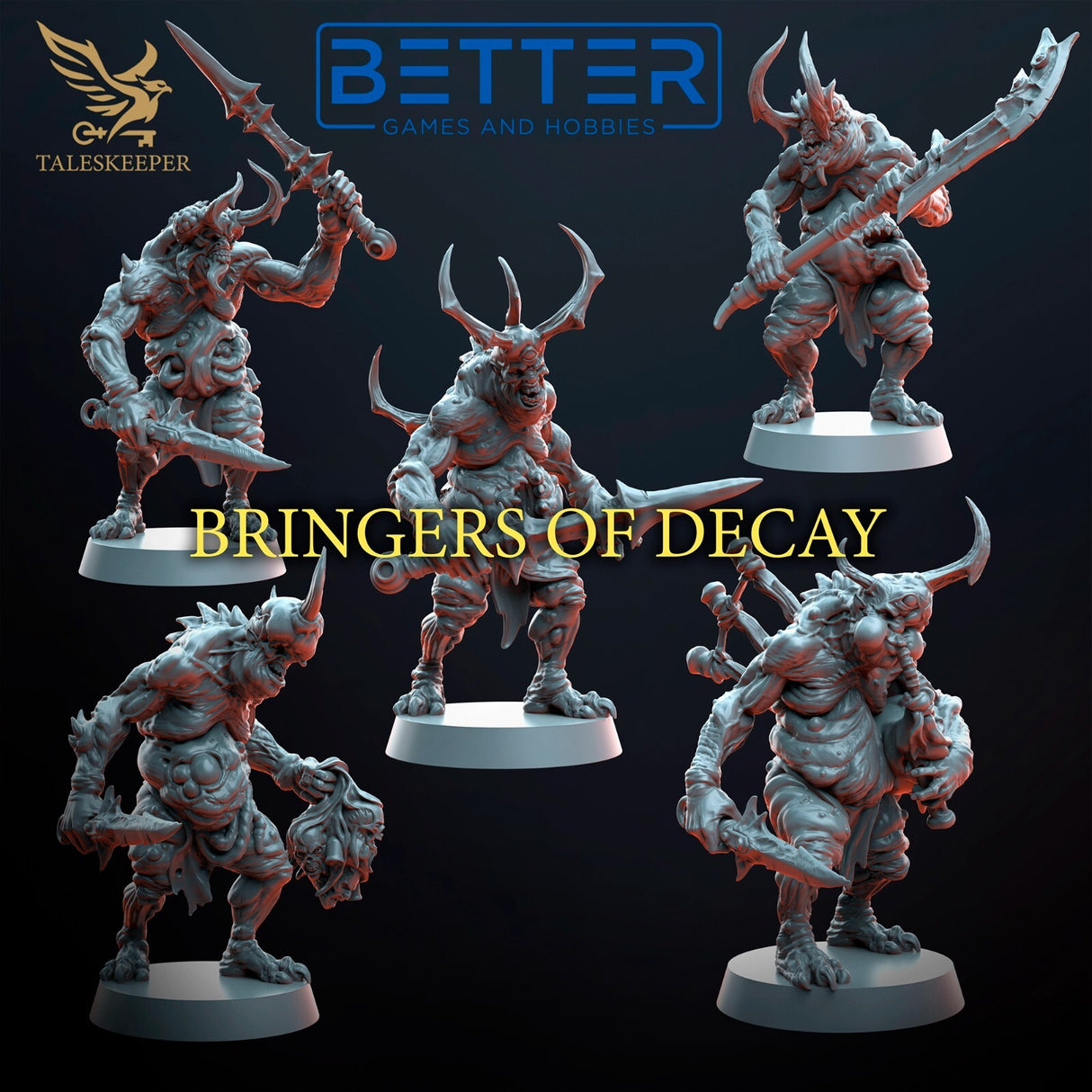 Bringers of Decay - 28mm scale miniatures for Sci-Fi and Fantasy Wargaming