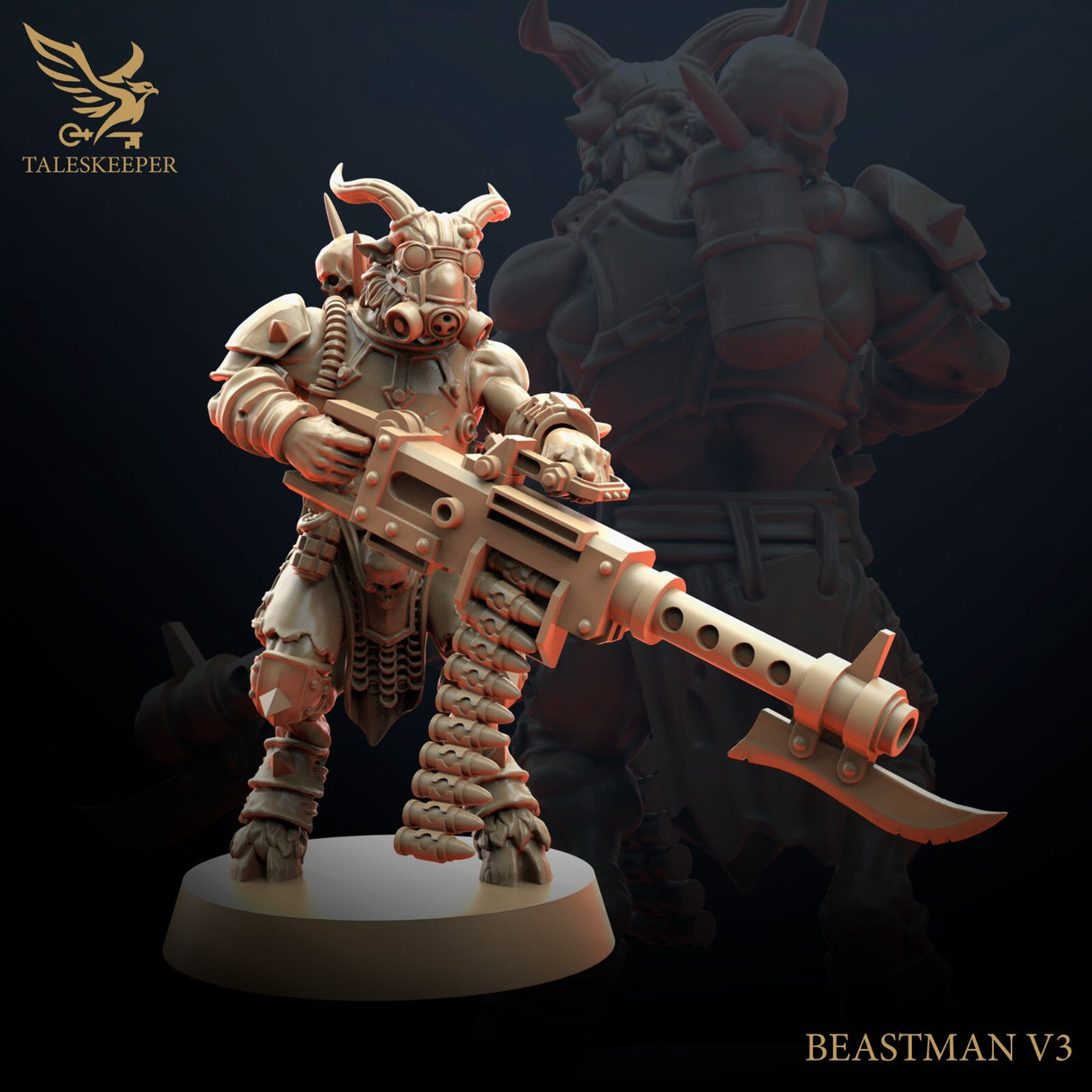 Beastmen Infantry - 28mm scale miniatures for Sci-Fi and Grimdark Wargaming