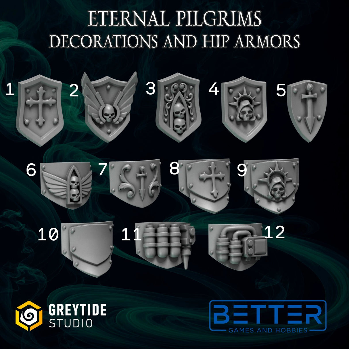 Shoulder Shields & Hip Armor - Eternal Pilgrims for New Termi's