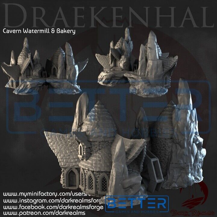 Watermill & Bakery - Draekenhal, Cavern City