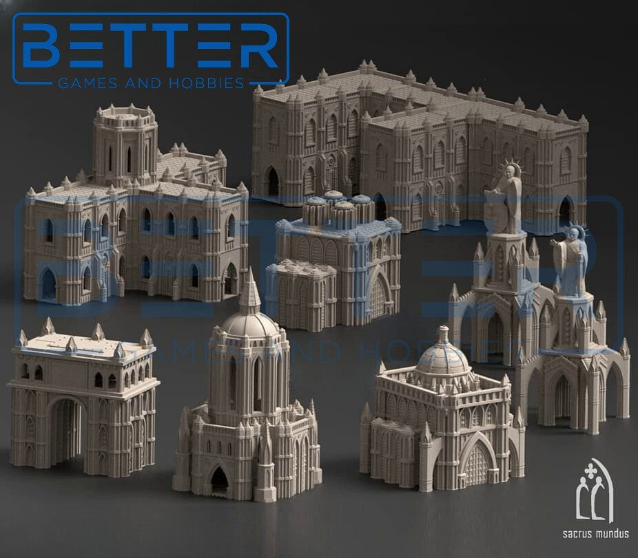 Augusta - Gothic City. Tabletop terrain for Sci-Fi & Grimdark wargaming