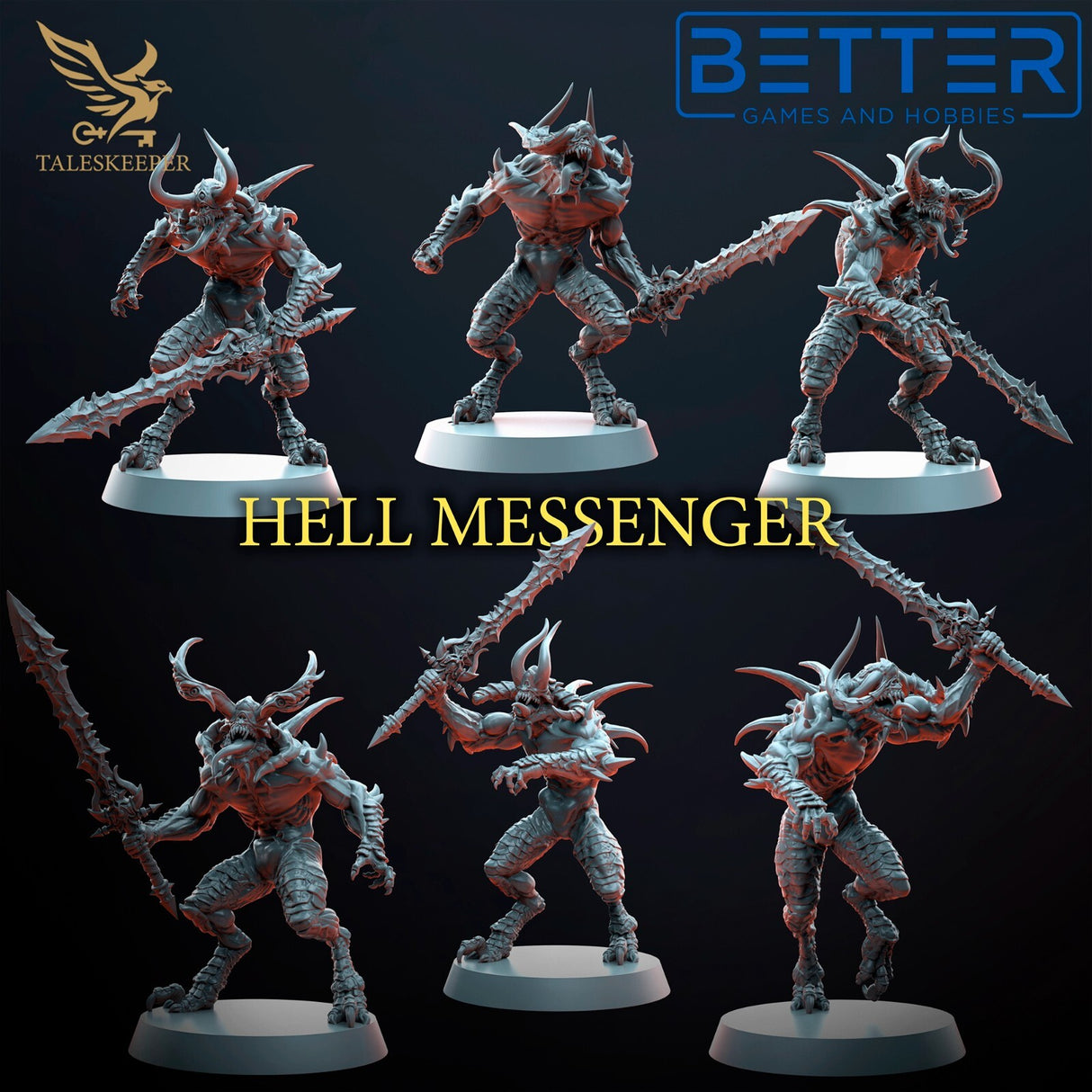Hell's Messengers - 28mm scale miniatures for sci-fi and fantasy wargaming
