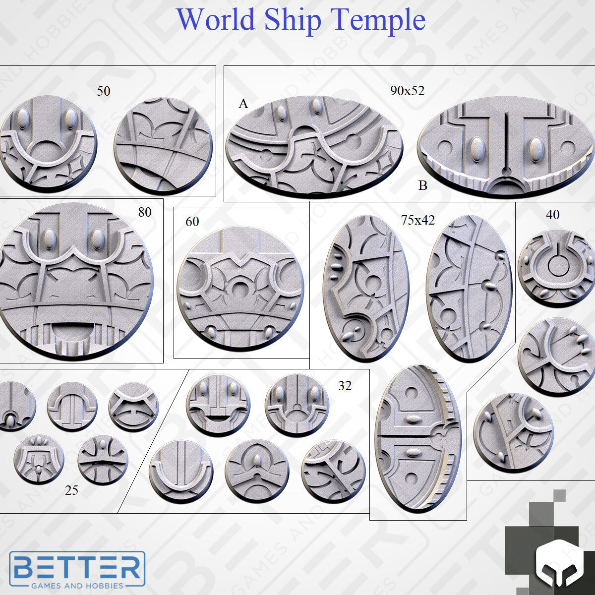 World Ship - Themed Bases and Toppers for sci-fi & fantasy wargaming