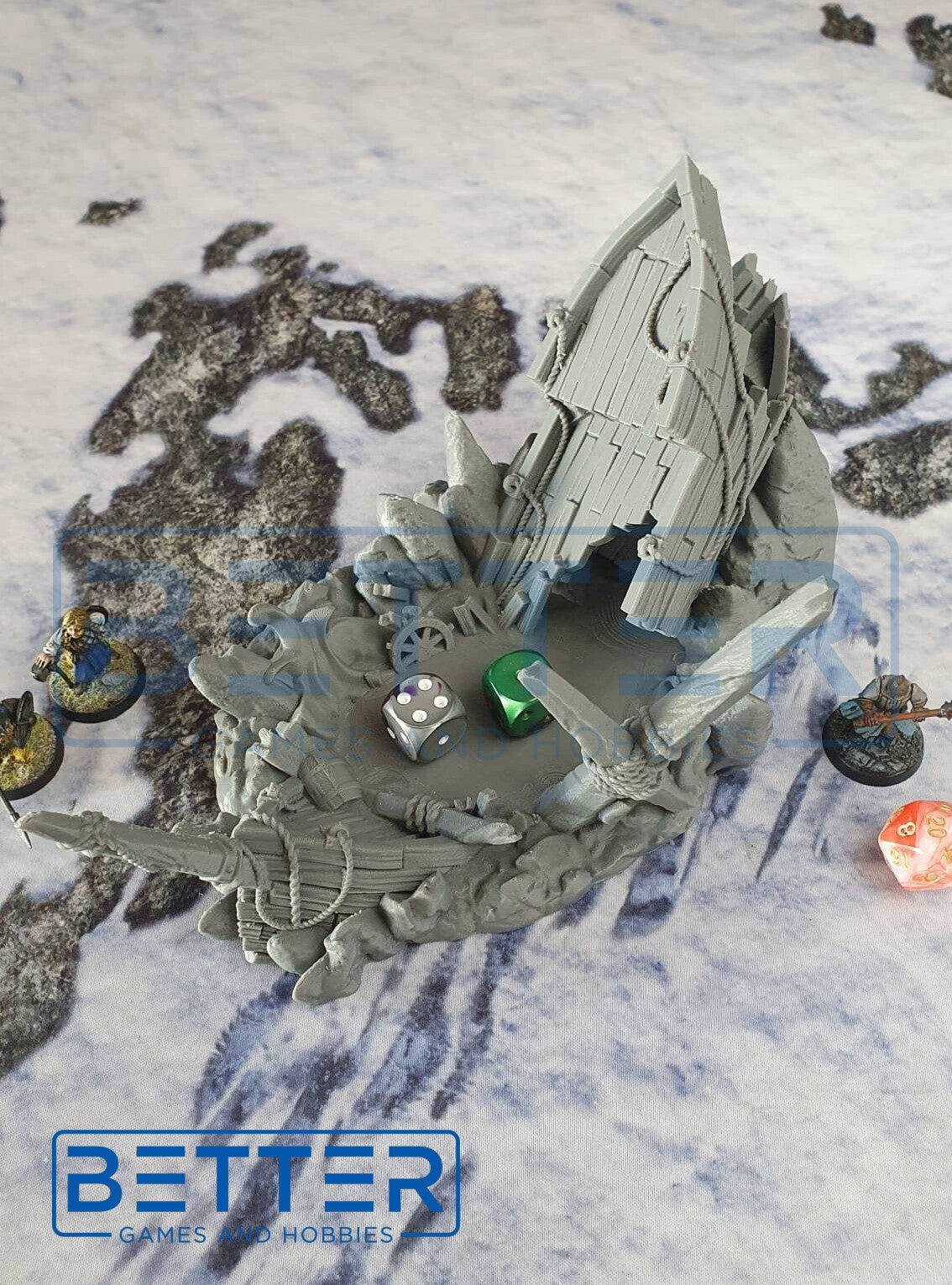 Crashed Ship - Dice tower