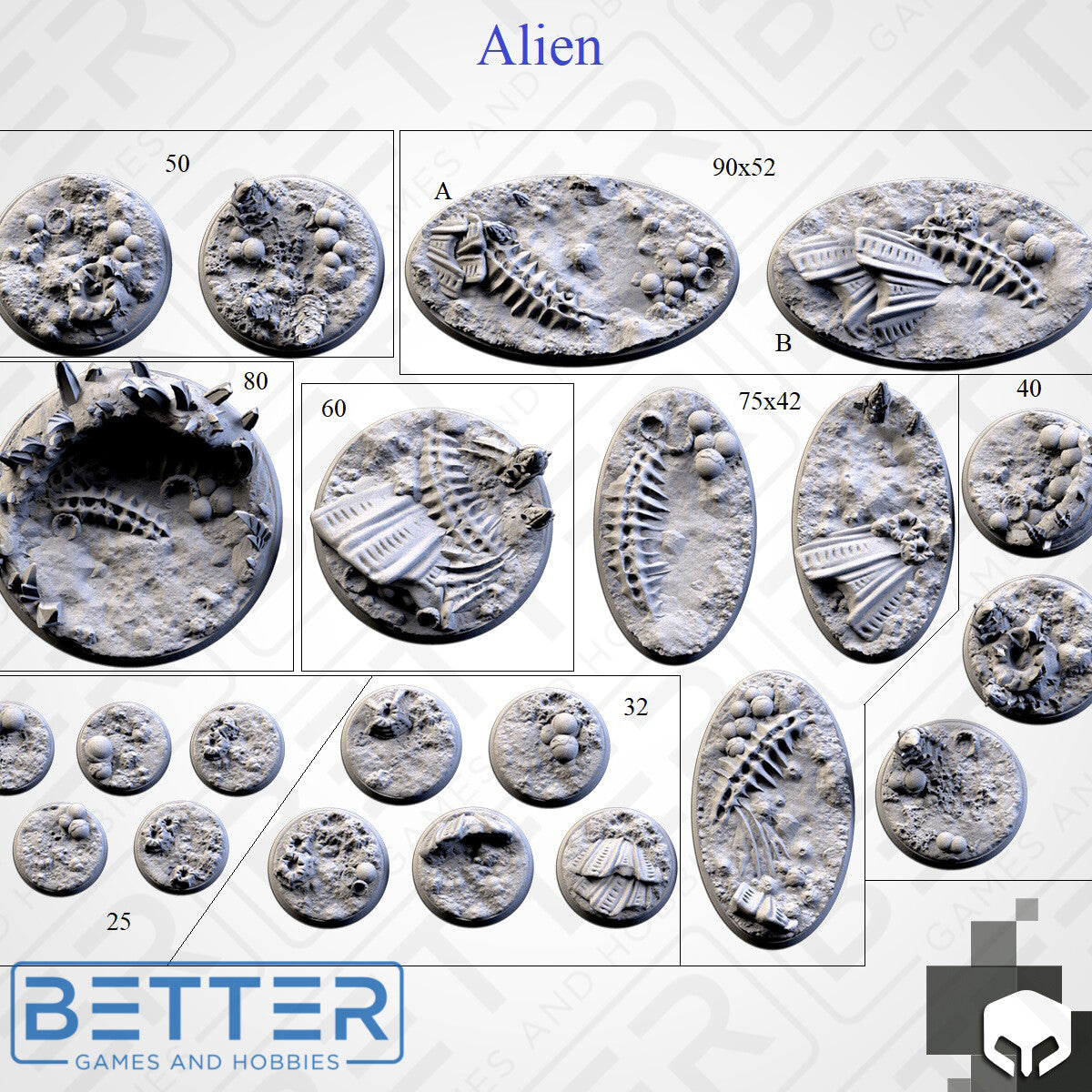 Alien Infestation - Themed Bases and Toppers for sci-fi & fantasy wargaming