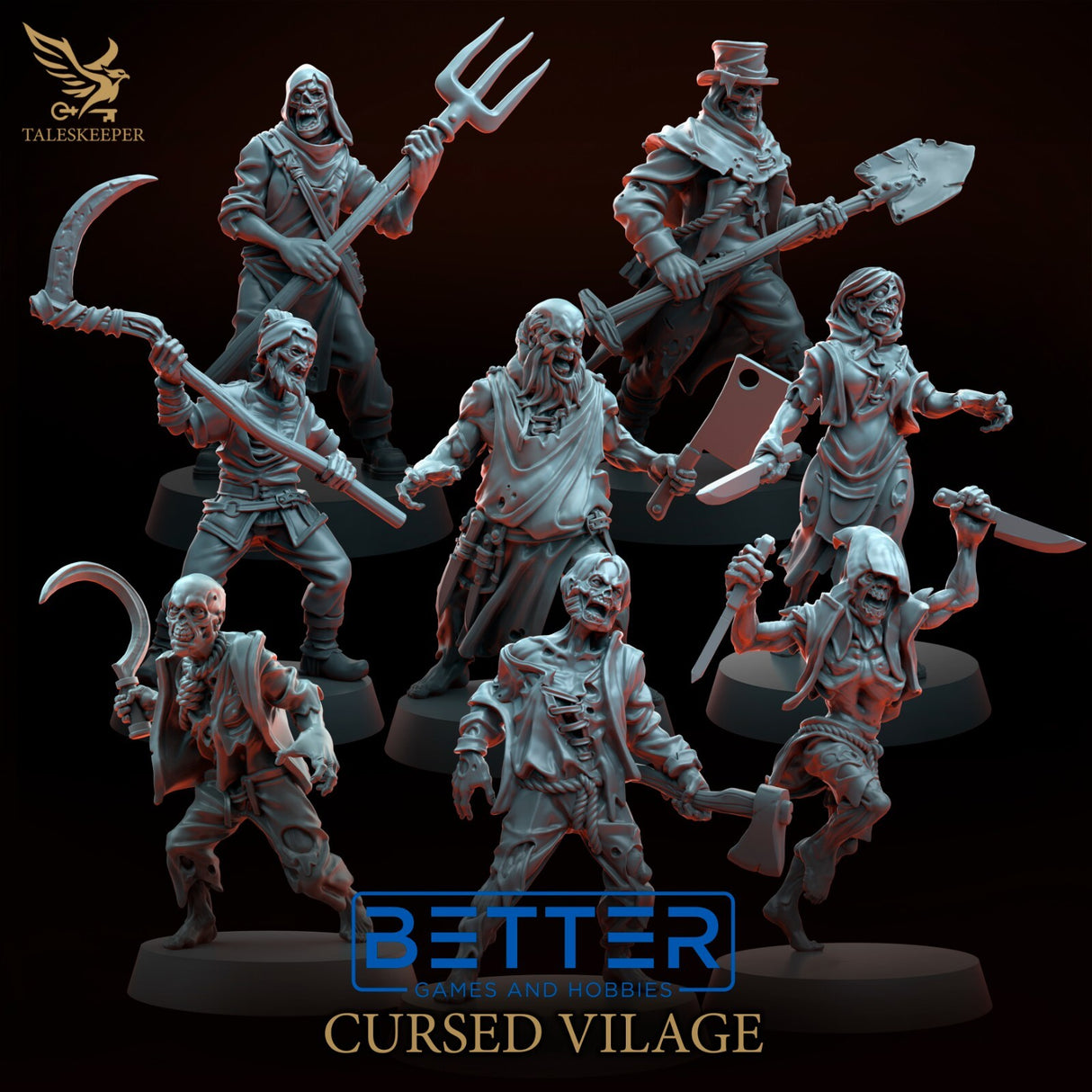 Cursed Village - 28mm scale miniatures for Sci-Fi and Fantasy Wargaming