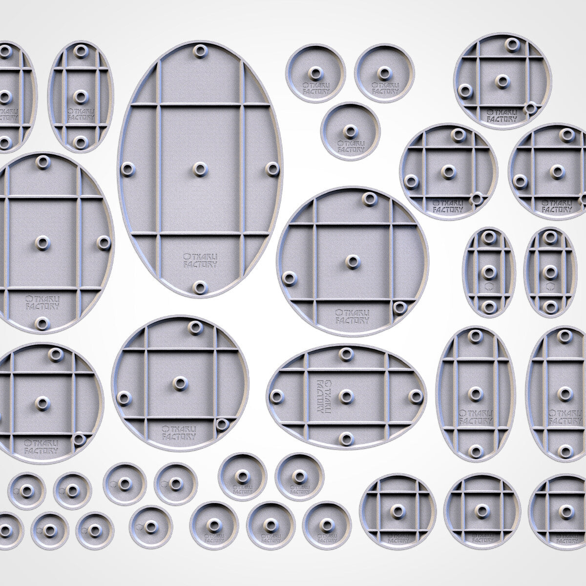 Basic medium - Themed Bases and Toppers for sci-fi & fantasy wargaming