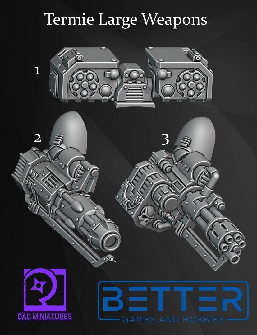 Large Weapons - Conversion parts suitable for New Termi