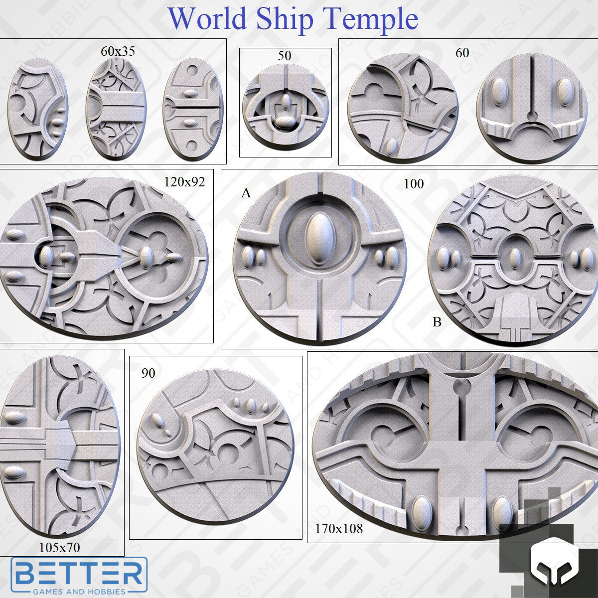 World Ship - Themed Bases and Toppers for sci-fi & fantasy wargaming
