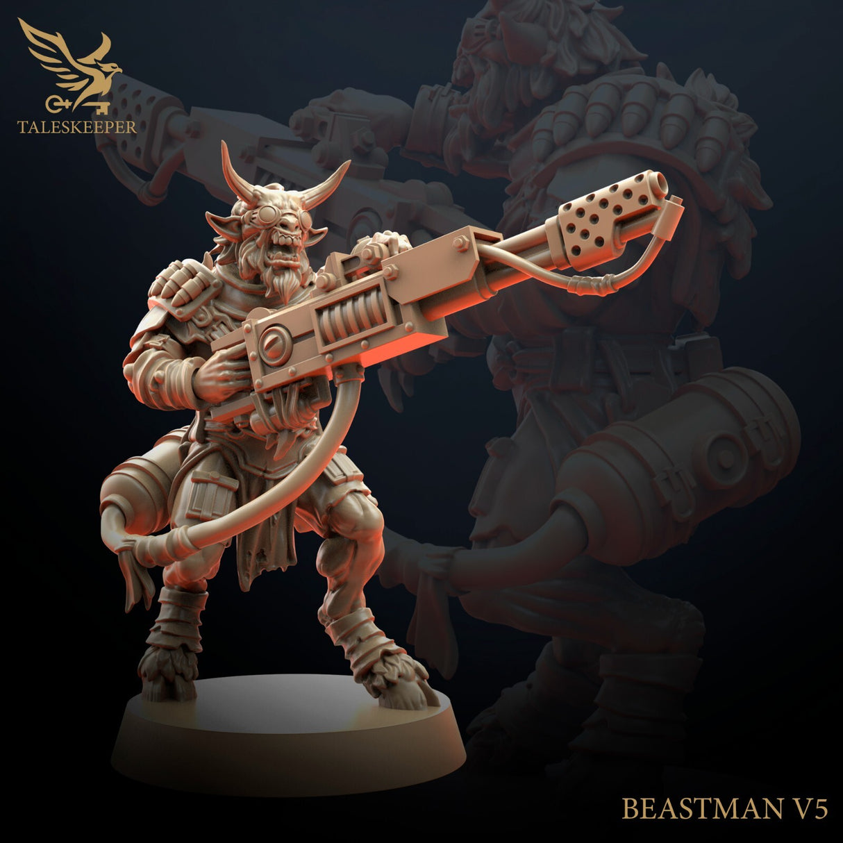 Beastmen Infantry - 28mm scale miniatures for Sci-Fi and Grimdark Wargaming