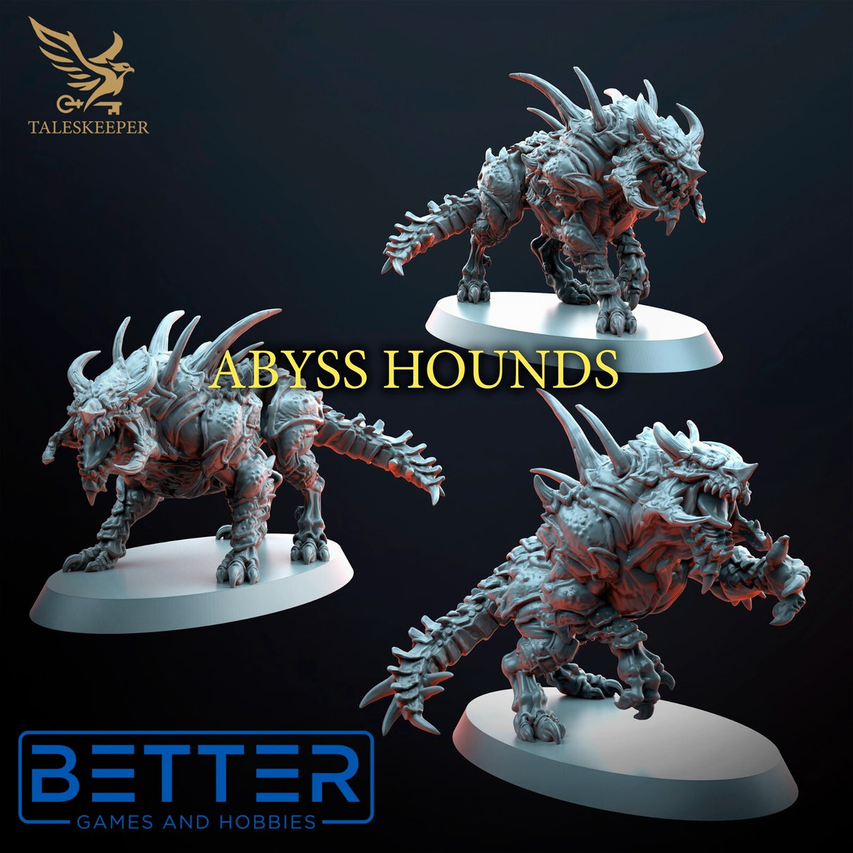 Abyss Hounds - 28mm scale miniatures for Sci-Fi and Fantasy Wargaming