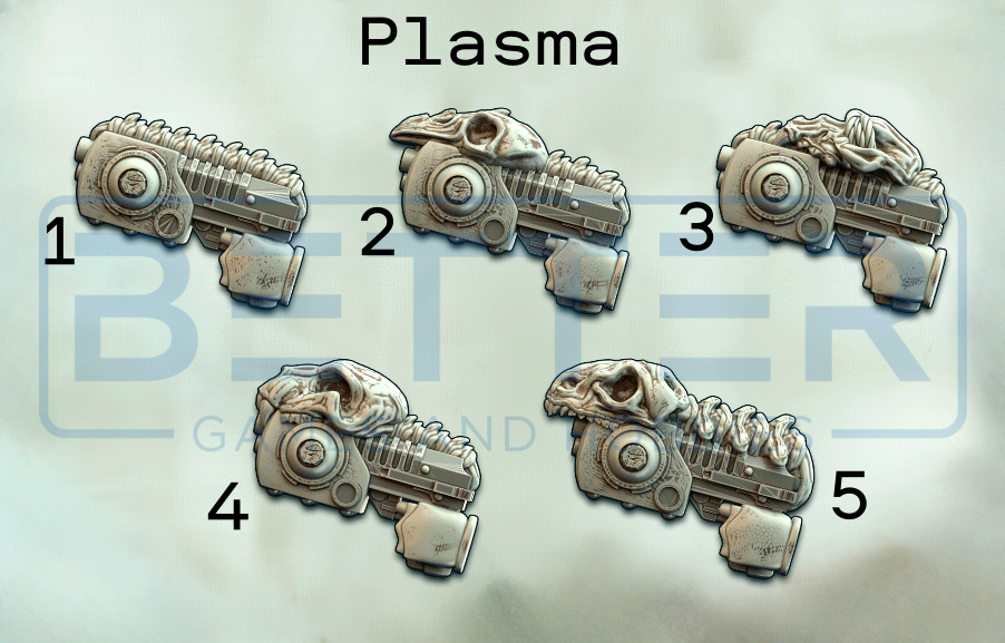 Plasma Pistols - Dark Chapters for 2nd Born Marines